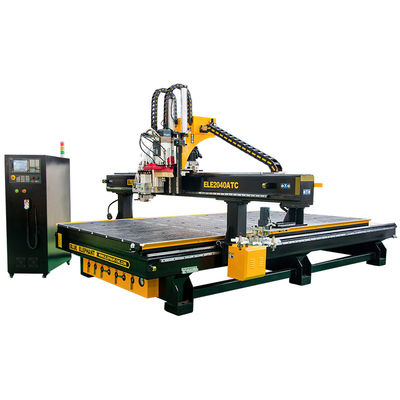 qualità  Furniture CE Certificate 2040 CNC Router Engraving Machine with Drilling Head Make Wood Parts for Furniture fabbrica